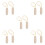 5Sets Ppsu feeding spoon Fork Set Ergonomic Beige Kids Cutlery 8