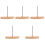 5Pcs Multi Desk Bill Holder Wood Iron Receipt Organizer for Office 4