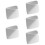 5Pcs White Ceramic Sauce Server Dishes Space-Saving for Condiments 11
