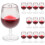 60Pcs Miniature Resin Wine Cups Dark Red Tiny House Accessories 2