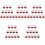 60Pcs Miniature Resin Wine Cups Dark Red Tiny House Accessories 4
