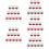 60Pcs Miniature Resin Wine Cups Dark Red Tiny House Accessories 11