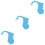 3Pcs Blue Anti Sleep Alarm Device for Drivers Ergonomic Ear Hook 6
