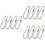 600Pcs Adjustable Silver Ball Chain Connector Clasp for Key Rings 6