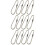 600Pcs Adjustable Silver Ball Chain Connector Clasp for Key Rings 8
