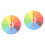 2Pcs Prize Wheel for Party Classroom Game Wall Hanging Fun 3