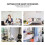 30Pcs White Plastic Photo Frame Stands Stable Desktop Picture Holders 11