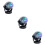 3Pcs Par Lights LED Stage Lights for Parties 9