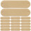300Pcs Yellow PU Tags for Sewing Handmade Crochet Items 2