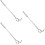 3Pcs Practical Stainless Steel Food Hook for Barbecue and Kitchen Use 8