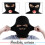 Strickgesichtsschutzmaske mit 3 Löchern, elastische Winter-Skihasmaske, Acryl, Einheitsgröße 6