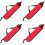 4Pcs Red Drumstick Bag Oxford Cloth Durable Carry Case for Percussion 6