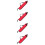 4Pcs Red Drumstick Bag Oxford Cloth Durable Carry Case for Percussion 9