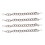 8Pcs Silver Handbag Replacement Chains Lightweight for DIY Tote Straps 2