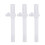 9 Pcs Silicone Straw Water Cup Drinking Spout White 2