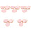 100Pcs Light Pink Paper Party Dessert 4