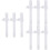 9 Pcs Silicone Straw Water Cup Drinking Spout White 6