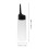 2Pcs White Scale Bottles with Slant Tip for Shampoo and Color 2