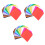 120Pcs Colored Felt Cloth Sheets for DIY Art Projects 3