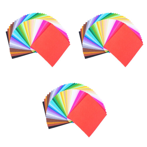 120Pcs Colored Felt Cloth Sheets for DIY Art Projects 2