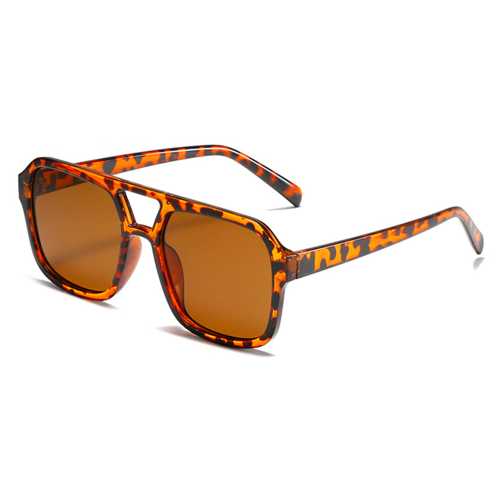 Dachuang Beauty Grain (Leopard Tea Tablets) Summer Square Sunglasses For Driving & Running