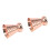 2Pcs Rose Gold Stainless Steel Measuring Cup 75Ml Bartender Jigger 4