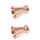 2Pcs Rose Gold Stainless Steel Measuring Cup 75Ml Bartender Jigger 5