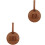 2Pcs Golf Tee Holder Portable Golfer Tee Organizer Light Brown 4