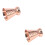 2Pcs Rose Gold Stainless Steel Measuring Cup 75Ml Bartender Jigger 6
