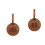 2Pcs Golf Tee Holder Portable Golfer Tee Organizer Light Brown 5
