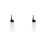 2Pcs White Scale Bottles with Slant Tip for Shampoo and Color 9