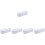 5Pcs Home Use Makeup Brush Cleaning Boxes White Lightweight Tpr PP 6