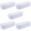 5Pcs Home Use Makeup Brush Cleaning Boxes White Lightweight Tpr PP 9
