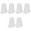3 Pieces Protective Cap For Piping Tips Kit Oven Liner Cupcake White 4