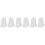 3 Pieces Protective Cap For Piping Tips Kit Oven Liner Cupcake White 5