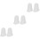 3 Pieces Protective Cap For Piping Tips Kit Oven Liner Cupcake White 6