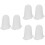 3 Pieces Protective Cap For Piping Tips Kit Oven Liner Cupcake White 7