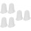 3 Pieces Protective Cap For Piping Tips Kit Oven Liner Cupcake White 8