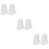 3 Pieces Protective Cap For Piping Tips Kit Oven Liner Cupcake White 10