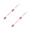 4Pcs Red Double Picker Machine Plastic Mini Portable Number Selector 9