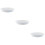 3Pcs High Grade Ceramic Baking Dishes Oven Safe White Bakeware 10