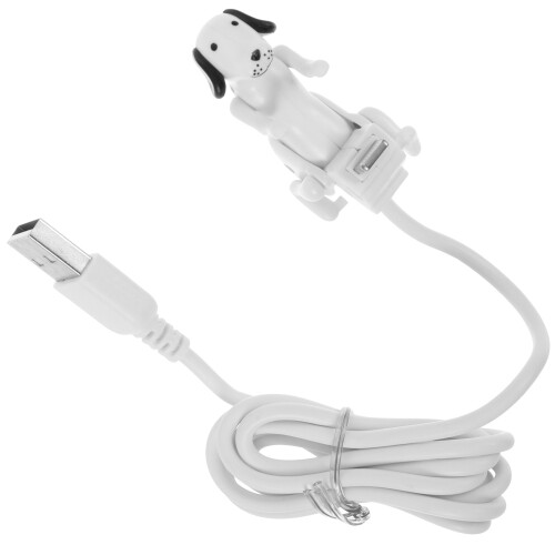 4Pcs Durable Dog USB Charging Cables White Phone Charger Cords 2