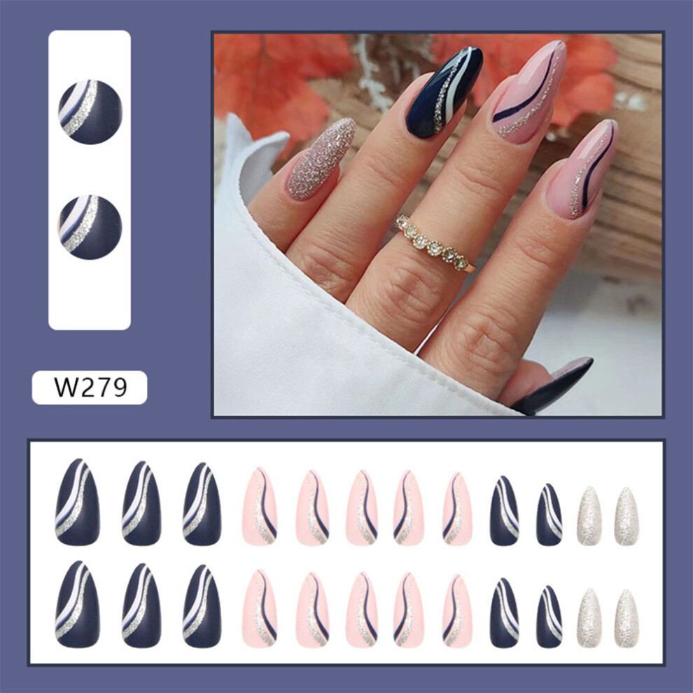 Dachuang Beauty (Standard) Shimmering Powder False Nails - Easy Apply
