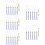 5Sets Polyester Blue Graduation Tassels 2023 Lightweight Hat Decor 9
