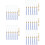 5Sets Polyester Blue Graduation Tassels 2023 Lightweight Hat Decor 10