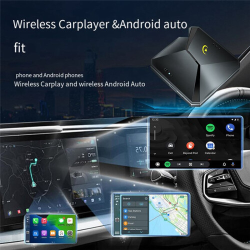 Autoadapter 2 Ln 1 Draadloze CarPlay Android-Adapter Draadloze Adapter CarPlay Android Auto Box-Adapter 1