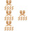 40Pcs Comfortable Cotton Mini Scarf for Mini Dolls Decor 7