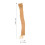 40Pcs Comfortable Cotton Mini Scarf for Mini Dolls Decor 9