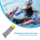 (Yellow) Floating Pool Noodle Chair - Soft Mesh Sling 2