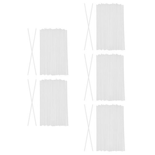 500Pcs Fiber Reed Rod Diffuser Sticks White Essential Oil Aroma Refill